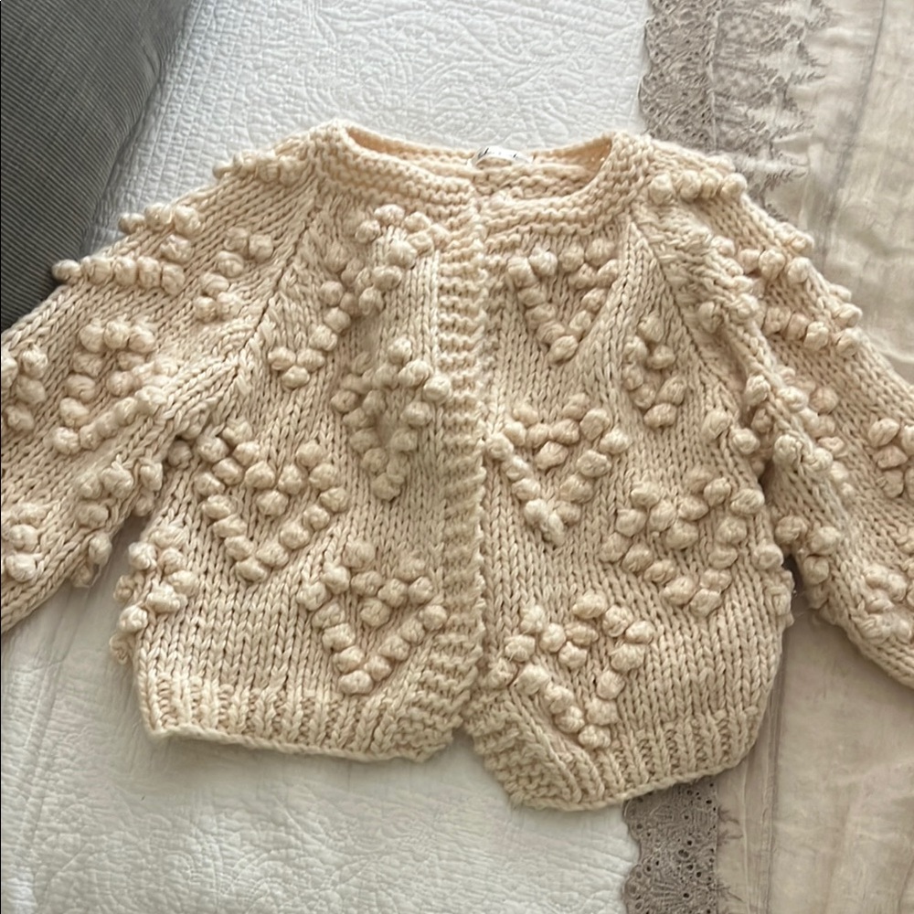 Cozy Cream Knit Jacket